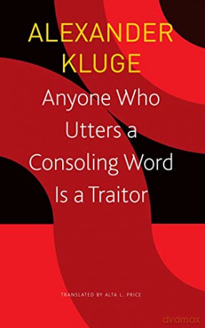 Anyone Who Utters A Consoling Word Is A - Alexander Kluge [KSIĄŻKA]