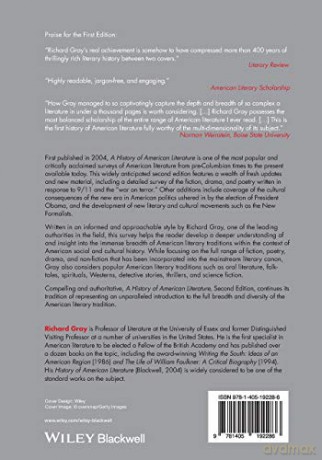 History Of American Literature 2nd Editi - Richard Gray [KSIĄŻKA]