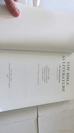 Bible As Literature An Introduction - John B Gabel [KSIĄŻKA]
