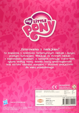 My Little Pony - Kolorowanka z naklejkami [KSIĄŻKA]