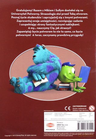 Uniwersytet Potworny. Zadanie: naklejanie! [KSIĄŻKA]