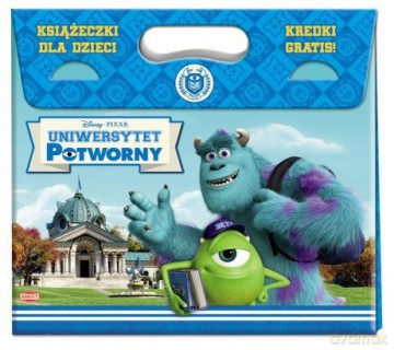 Uniwersytet Potworny - Zestaw do kolorowania z kredkami [KSIĄŻKA]