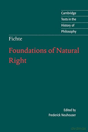 Foundations Of Natural Right - Fichte J. G. [KSIĄŻKA]