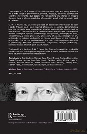 G W F Hegel Key Concepts - Michael Baur [KSIĄŻKA]