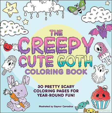 Creepy Cute Goth Coloring Book - Gaynor Carradice [KSIĄŻKA]