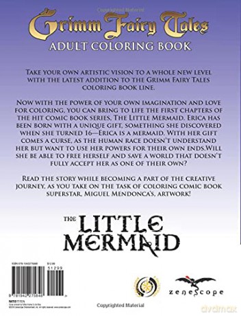 Grimm Fairy Tales Adult Coloring Book - Finch [KSIĄŻKA]