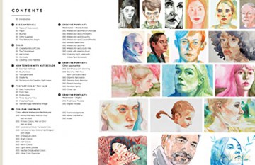 Creative Portraits In Watercolor - Ana Santos [KSIĄŻKA]