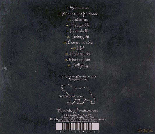 Burzum: Sol Austan Mani Vestan [CD]