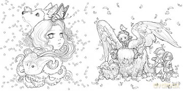 Best Of Pop Manga Coloring Book - Camilla D'errico [KSIĄŻKA]