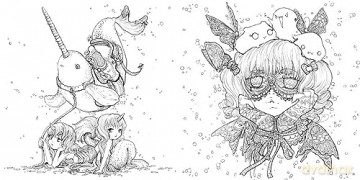 Best Of Pop Manga Coloring Book - Camilla D'errico [KSIĄŻKA]