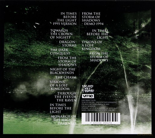 The Kovenant: In Times Before The Light 1995 [CD]