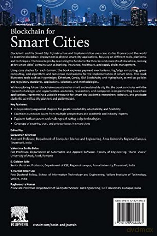 Blockchain For Smart Cities - Saravanan Krishnan [KSIĄŻKA]