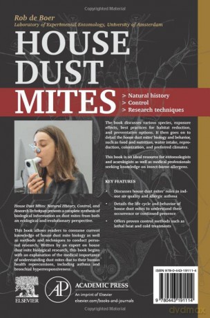 House Dust Mites - Rob De Boer [KSIĄŻKA]