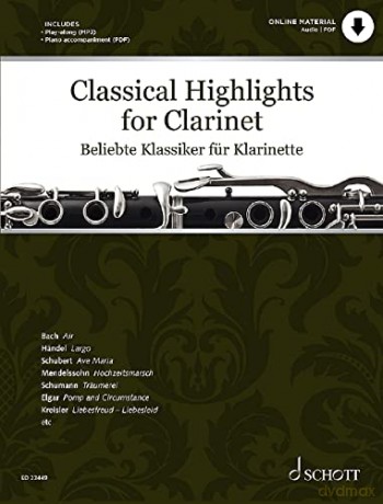 Classical Highlights For Clarinet - Kate Mitchell [KSIĄŻKA]