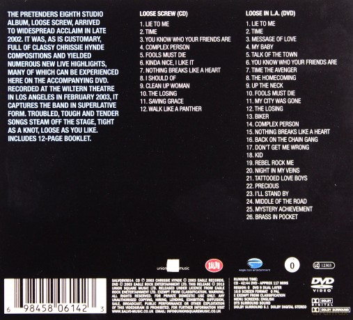 The Pretenders: Loose Screw [CD]+[DVD]