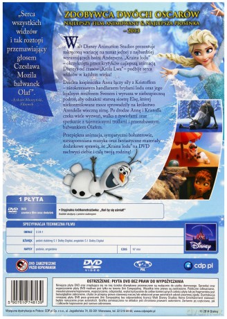 Kraina lodu (Disney) [DVD]