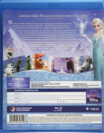 Kraina lodu (Disney) [Blu-Ray]