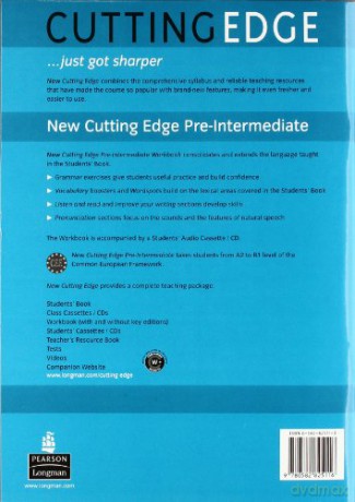 Cutting Edge Pre-Intermediate Workbook W - Sarah Cunningham [KSIĄŻKA]