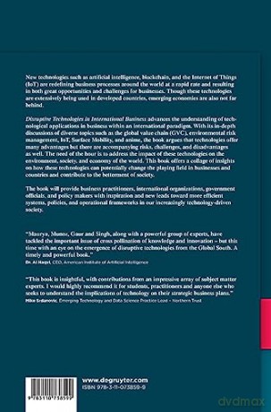 Disruptive Technologies In International - Alka Maurya [KSIĄŻKA]