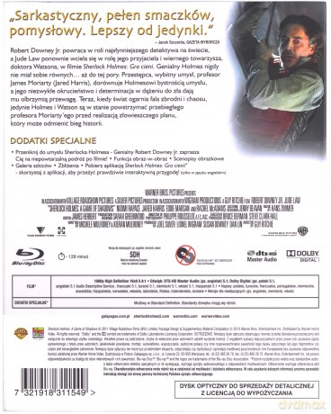 Sherlock Holmes: Gra cieni (Premium Collection) [Blu-Ray]