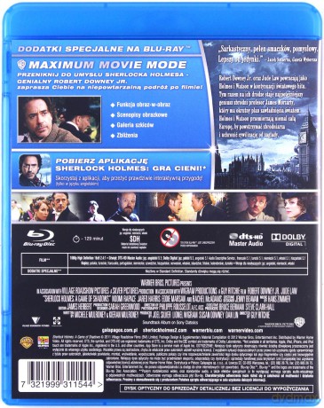 Sherlock Holmes: Gra cieni (Premium Collection) [Blu-Ray]