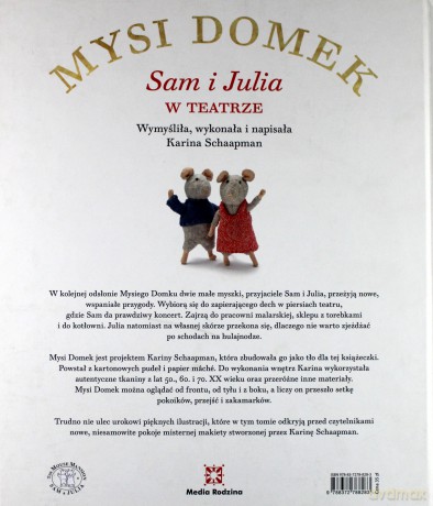 Mysi domek. Sam i Julia w teatrze-  Karina Schaapman [KSIĄŻKA]