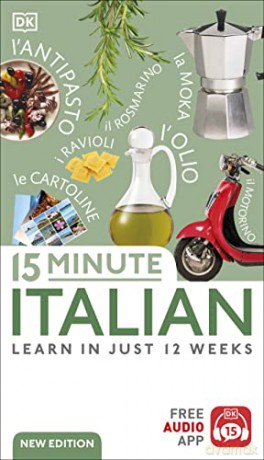 15 Minute Italian Learn In Just 12 Weeks - Dk [KSIĄŻKA]