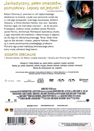 Sherlock Holmes: Gra cieni (Premium Collection) [DVD]