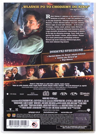 Sherlock Holmes: Gra cieni (Premium Collection) [DVD]
