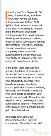 Automate Your Busywork - Ayetkin Tank [KSIĄŻKA]