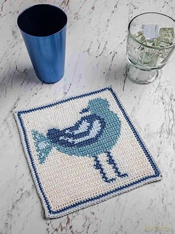 By The Sea Dishcloths - Annies Crochet [KSIĄŻKA]