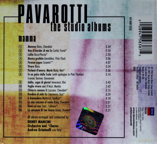 Luciano Pavarotti: Mamma (digipack) [CD]