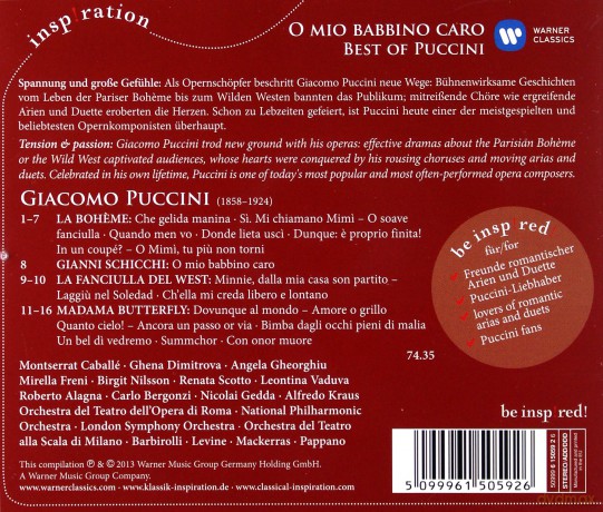 Alagna: O Mio Babbino Caro: Best Of Puccini [CD]