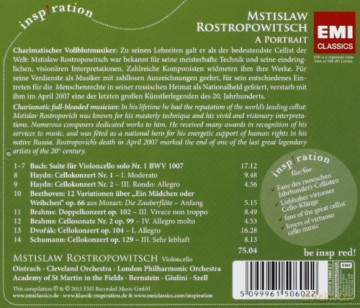 Mstislav Rostropovitsch: A Portrait [CD]