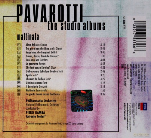 Luciano Pavarotti: Mattinata (digipack) [CD]