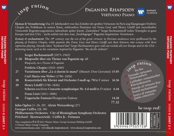 Weissenberg: Rhapsody: Virtuoso Piano [CD]