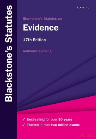 Blackstones Statutes On Evidence 2022- [KSIĄŻKA]