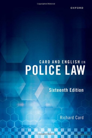 Card And English On Police Law [KSIĄŻKA]