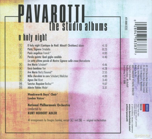 Luciano Pavarotti: O Holy Night (digipack) [CD]