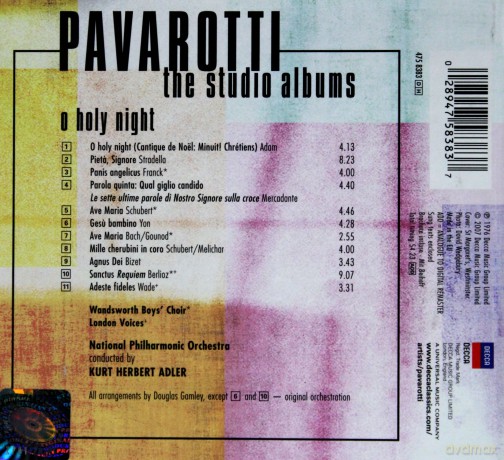 Luciano Pavarotti: O Holy Night (digipack) [CD]
