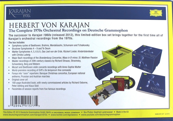 Herbert Von Karajan: Karajan 1970'S Complete Recordings [82CD]