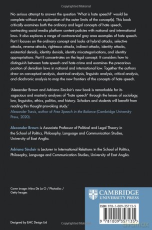 Hate Speech Frontiers - Alexander Brown [KSIĄŻKA]