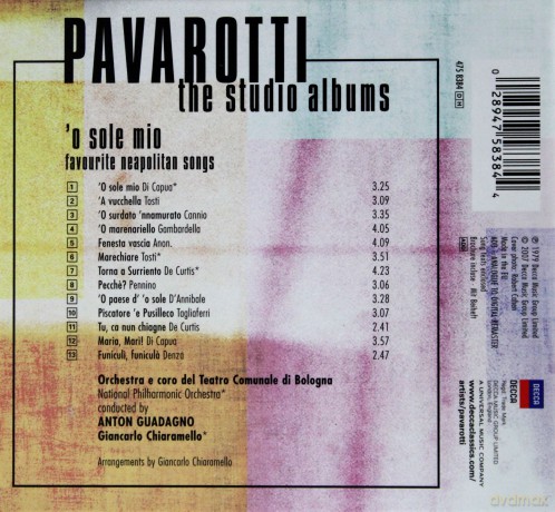 Luciano Pavarotti: O Sole Mio (digipack) [CD]