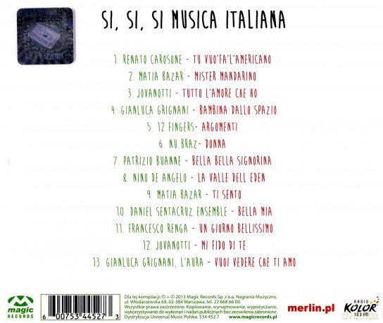Si, Si, Si Italian Music [CD]