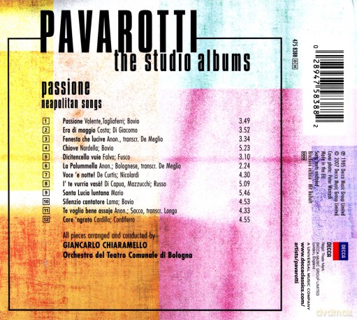 Luciano Pavarotti: Passione (digipack) [CD]