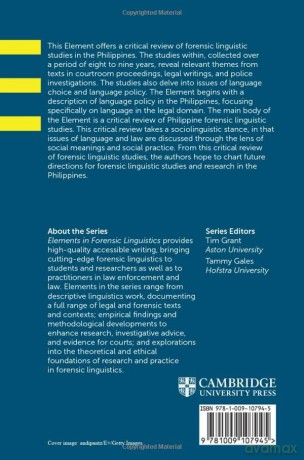 Forensic Linguistics In The Philippines - Madru Marilu Ra Os [KSIĄŻKA]
