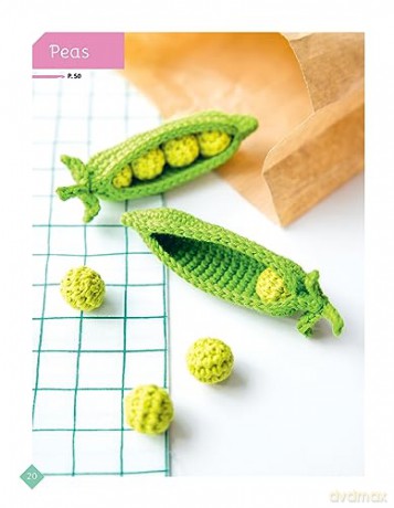 Adorable Fruits Vegetables To Crochet - Marie Clesse [KSIĄŻKA]