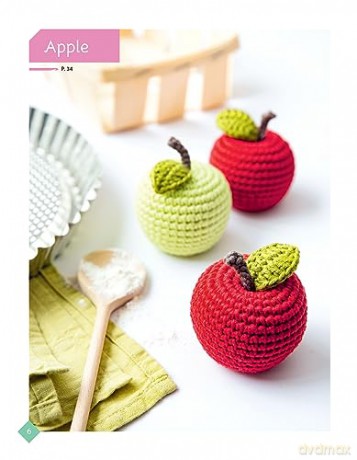 Adorable Fruits Vegetables To Crochet - Marie Clesse [KSIĄŻKA]