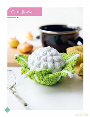 Adorable Fruits Vegetables To Crochet - Marie Clesse [KSIĄŻKA]