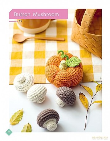 Adorable Fruits Vegetables To Crochet - Marie Clesse [KSIĄŻKA]